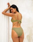 CAPRI TOP - NORI CRINKLE